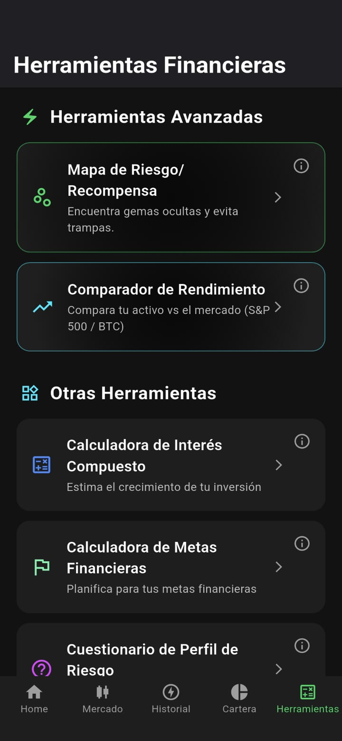 Suite de Herramientas Financieras en TrAIdeo
